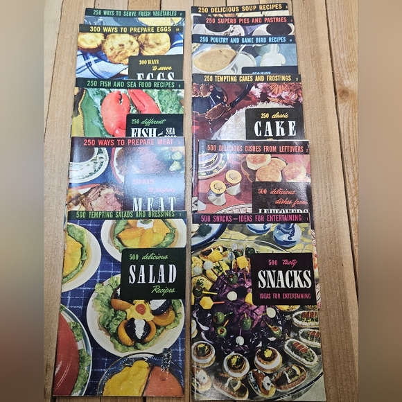 SET OF 11 VINTAGE CULINARY ARTS COOKBOOKS 1952-55 EDITED BY RUTH BEROLZHEIMER - Picture 1 of 12